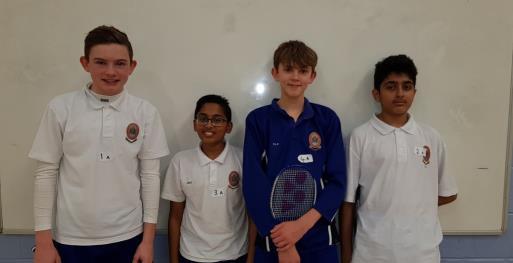 Badminton Under 14 Boys Badminton - The District tournament was set to be an intense day and we weren't to be disappointed. CRGS entered two teams and both reached the Semi-Finals.
