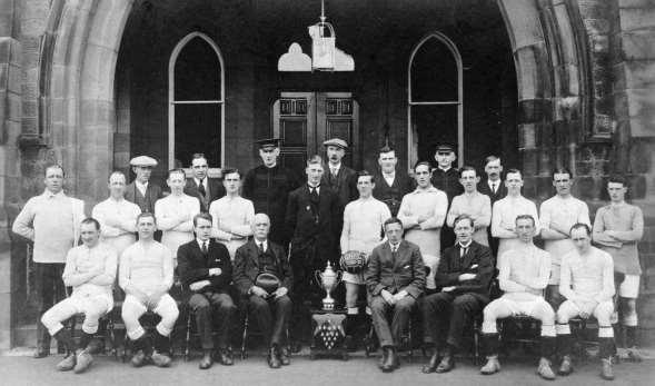 Although they had been unsuccessful in winning the league in the first season after the war the County Asylum Football Club compensated for that loss by winning the trophy in the following season.