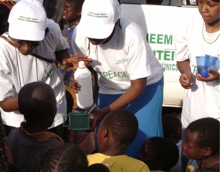 Kenya Neem Offers Medical Care Lead by its founder, and Executive Director Dr.