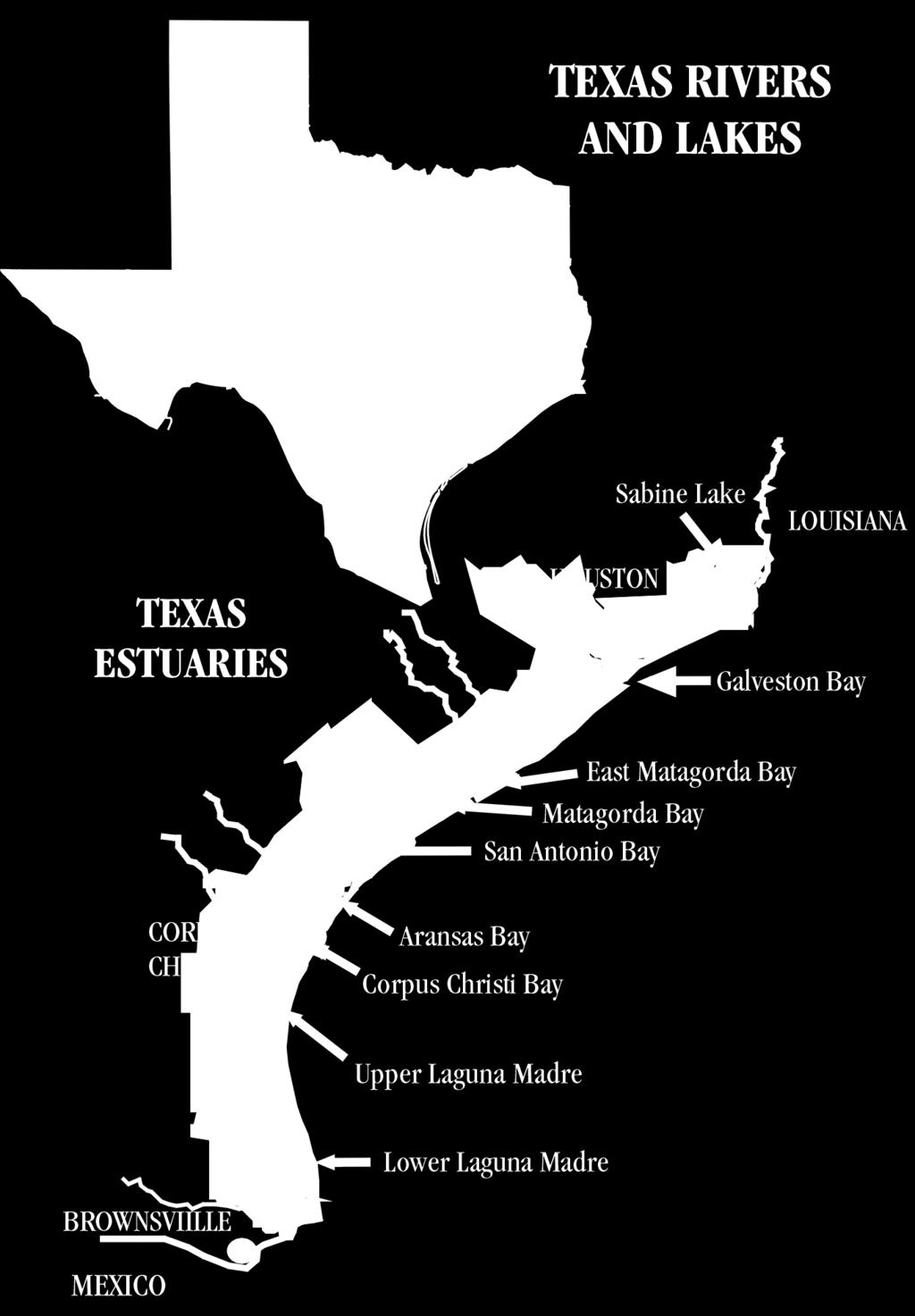 4 Gulf coast estuaries and bays, fed by freshwater inflows, contain coastal wetlands which are home to 95% of the recreational and commercially important fish species found in the Gulf of Mexico.