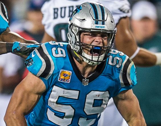 --Carolina can become the only NFL team to rank in the top 10 in sacks six times in the last seven seasons.