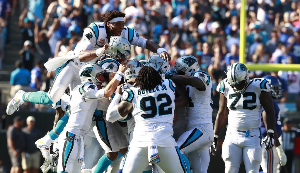 Team Notes WINNING CLOSE GAMES Last season, Carolina went 7-1 in games decided by seven points or fewer. The Panthers are 2-2 in those games this season.