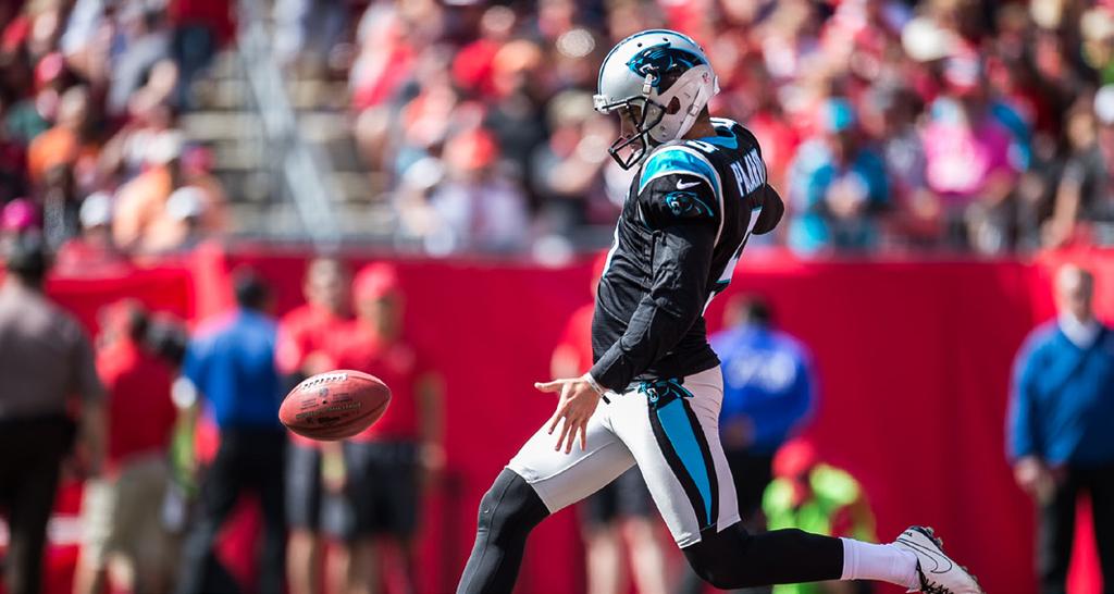 Special Teams GANO MOVES UP PANTHERS SCORING LIST Kicker Graham Gano had 121 points in 2017, his fifth consecutive season with at least 100 points scored.