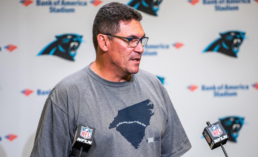 Hurricane Relief #CAREolinas SHIRTS UNVEILED PEPPERS LAUNCHES CAMPAIGN In the days after Hurricane Florence reached the Carolina coasts, head coach Ron Rivera addressed the media with a new
