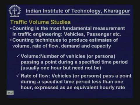 In this lesson we are not going to discuss about all the traffic studies but we will cover the most commonly used traffic studies like traffic volume study, spot speed study, speed and delay study