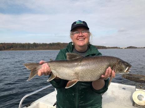 focus at the reservoir and the owner s consultant annually monitors the Lake Trout population in the fall using gill nets.