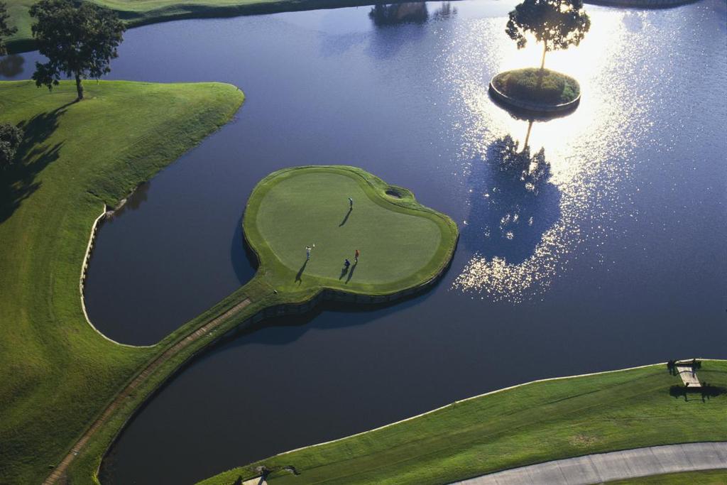 5. The Players Stadium at TPC Sawgrass Ponte Vedra Beach, Florida: $400 The Players Stadium at TPC Sawgrass can see green fees exceed $400 during the year.