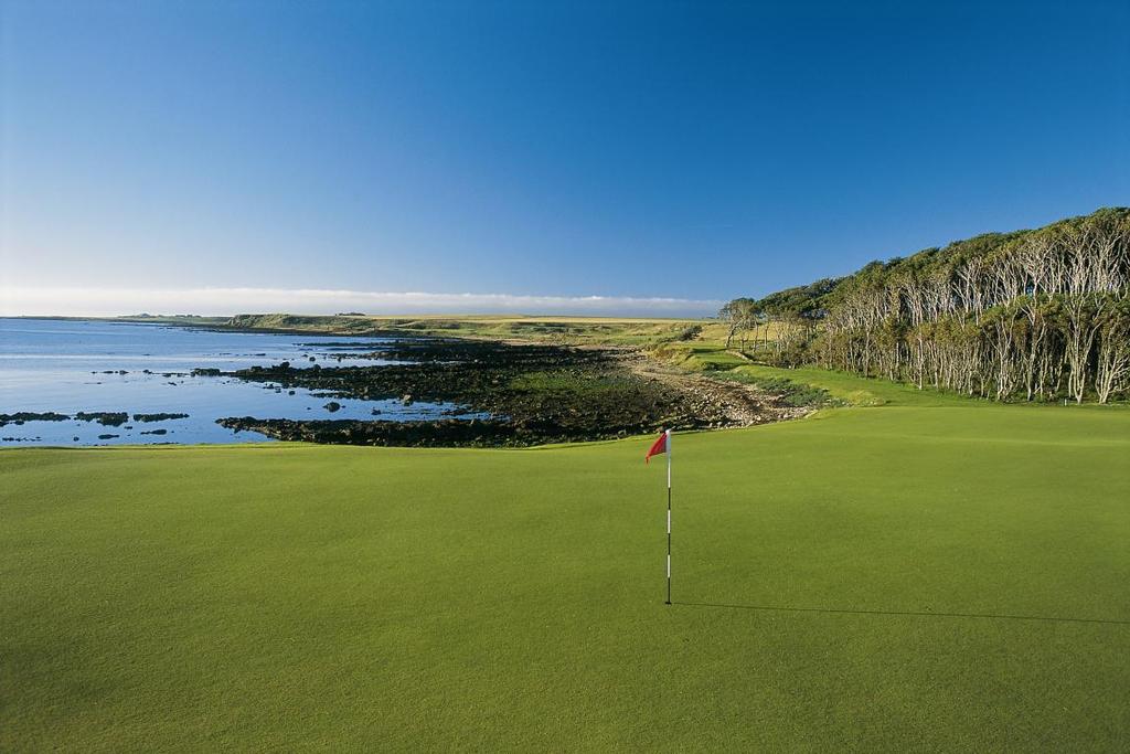 7. Kingsbarns Golf Links St. Andrews Kingsbarns, Scotland: $342 Based on current conversion rates, Kingsbarns Golf Links at St. Andrews is seventh on the list of most expensive golf courses.