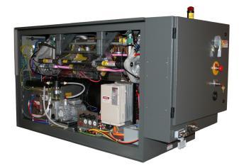 - All laser sources are mounted in one single enclosure. Thus requiring less floor space.