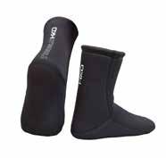 Made of 5 mm neoprene and with thermoplush fabric on the inside these socks offer great thermal insulation.