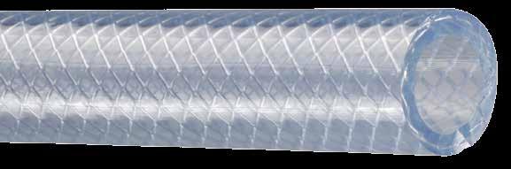 XL Lightweight Clear Braided PVC Hose XL is a lightweight version of our HN Clear Braided PVC hose with a reduced wall thickness.