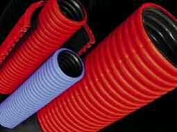 2 C A B L E P R O T E C T I O N D U C T S Corrugated double-wall cable ducts KOPOFLEX and KOPODUR KOPOFLEX - high flexibility KOPODUR - high rigidity Installation benefits: - can be installed