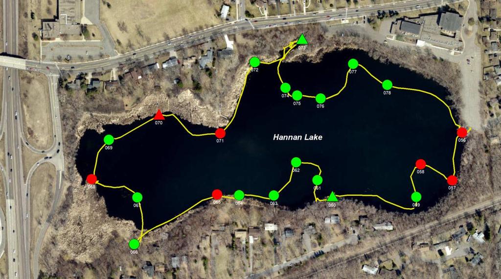 Hannan Lake Description Hannan Lake was sampled on July 5, 2018. The lake has a nice diversity of submergent and floating-leaved plants.