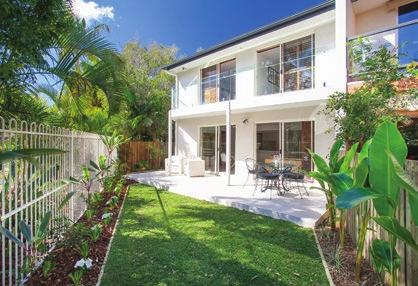 A tropical outdoor lifestyle, just a few metres from the water s edge, features a glass-fenced private pool and low