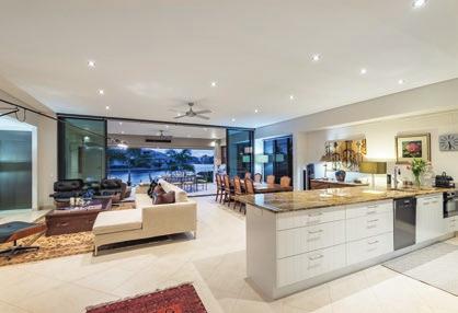 Claiming the spotlight is the north-facing waterfrontage where clear waters lap the