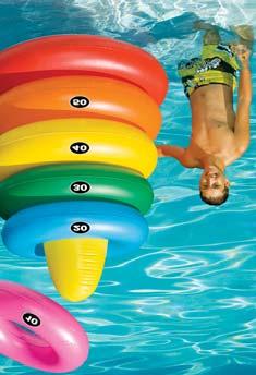 Promotes underwater motor coordination and confidence.
