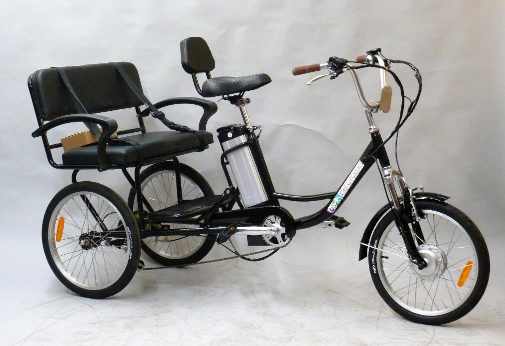 Electric Rickshaw Trike - 999 (inc VAT) 250w 36 V Electric Adult or Child Carrier Tricycle ridden once.