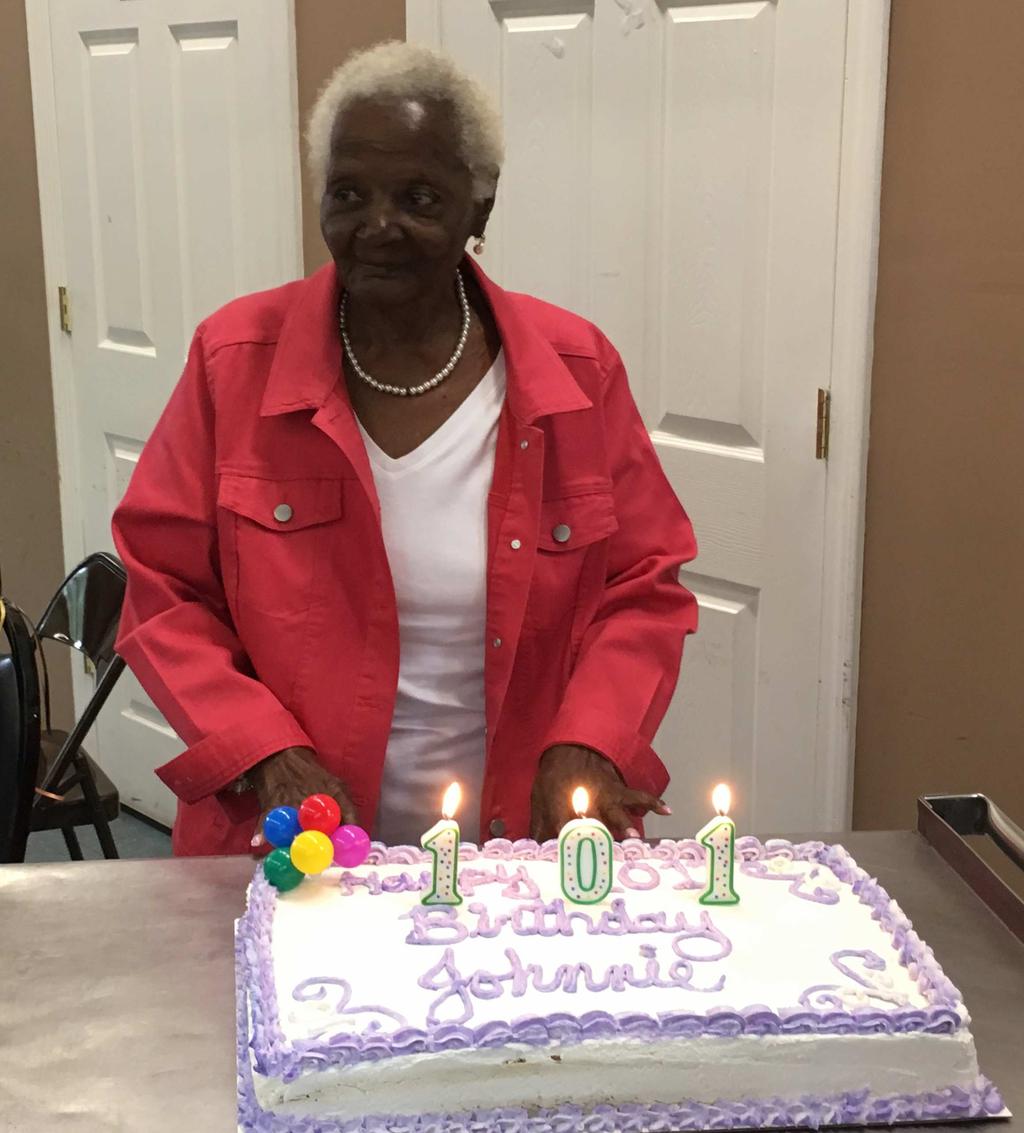Ramapo Remembers Mrs. Johnnie Sheffield September 24, 1917 November 24, 2018 Johnnie joined Ramapo Senior Activity Center at the age of 99 and quickly became of our of most active members.