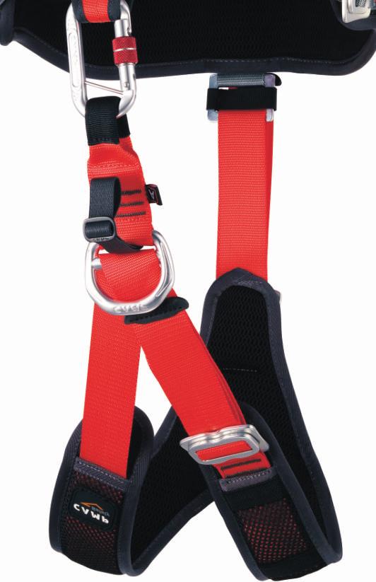 arrest device. Polyester webbings, 44 mm wide. luminium alloy buckles, fast adjustable and detachable.