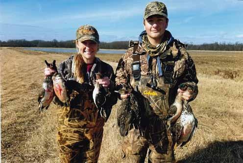 ducks while hunting in Jonesboro, Arkansas. Photo courtesy Jim Summers.