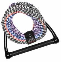 recreational and closed course use - Cross bar pad included A. B. C. Standard Rope $19.95-75 ft.