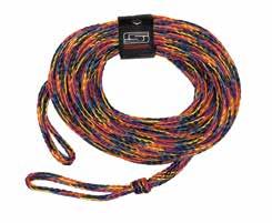 long, 16 strand - Performance water ski rope - Floating aluminum tractor grip handle 4 SECTION ROPE MULTI COLOR 4808-0001 Inflatable Tow Rope $19.95 - High strength 3/8 rope, 60 ft.