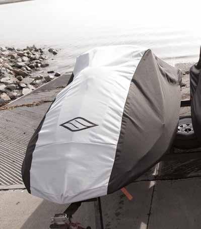 openings, interior mesh pocket, and gas cap access - Full elastic shock-cord hem and tie-down loops for trouble-free towing - Built for towing and storage General Fit Covers - Durable, light-weight
