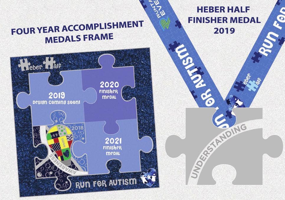H H Medal Series H H medals were inspired by the spectrum referenced by the autism spectrum disorder (ASD).