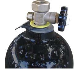 Manufacturers paint gas cylinders using a colour coded system that is useful in identifying gas