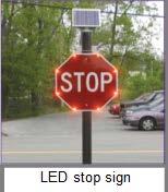Safety and Operations Analyses Westwood May 21, 215 Replacing standard stop signs with flashing LED stop signs would reduce angle-type crashes by as much as 41 percent.