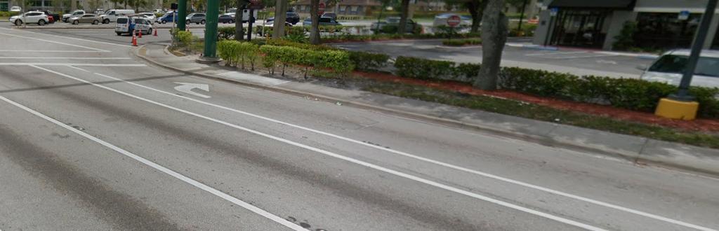 Step 7 Bicyclist Considerations Yes Bike Features/Lane; Bike Crashes Bicycle Strategies No Source: Google Street View, Image capture: July 2017 Bike lanes already exist along all approaches in all