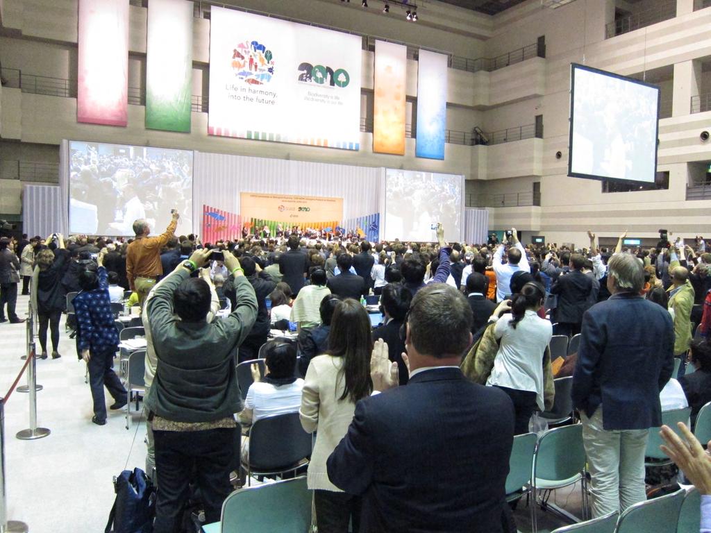 In Nagoya, Japan, COP10 of CBD in