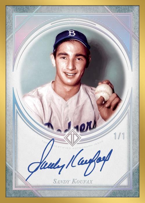 AUTOGRAPHS Topps Transcendent Collection will deliver 50 autograph cards of the company s most notable signers.