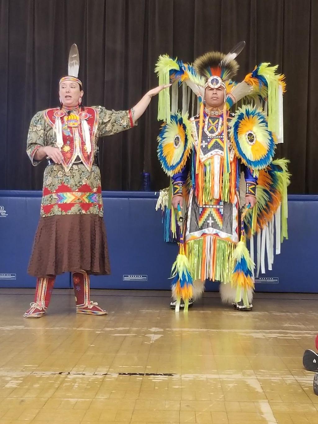 Tribal Visions: On November 29 th, the whole school went to a performance by Derek and Naomi who are Haudenosaunee from the Brantford area.