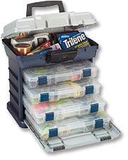 Tackle Box Plano 1364 4-By Rack Tackle System Bulk storage under lid DuraView front