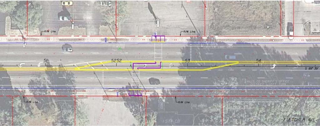 6 Mid-block Crossings Proposed Pedestrian and Bicycle Safety with a Raised Concrete Refuge Island, Supplemented