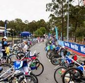 Step-By-Step Event Guide 2. TRANSITION You will enter Transition through the Swim Entry gate. Look out for the coloured flag row your bike is in and locate your bike.