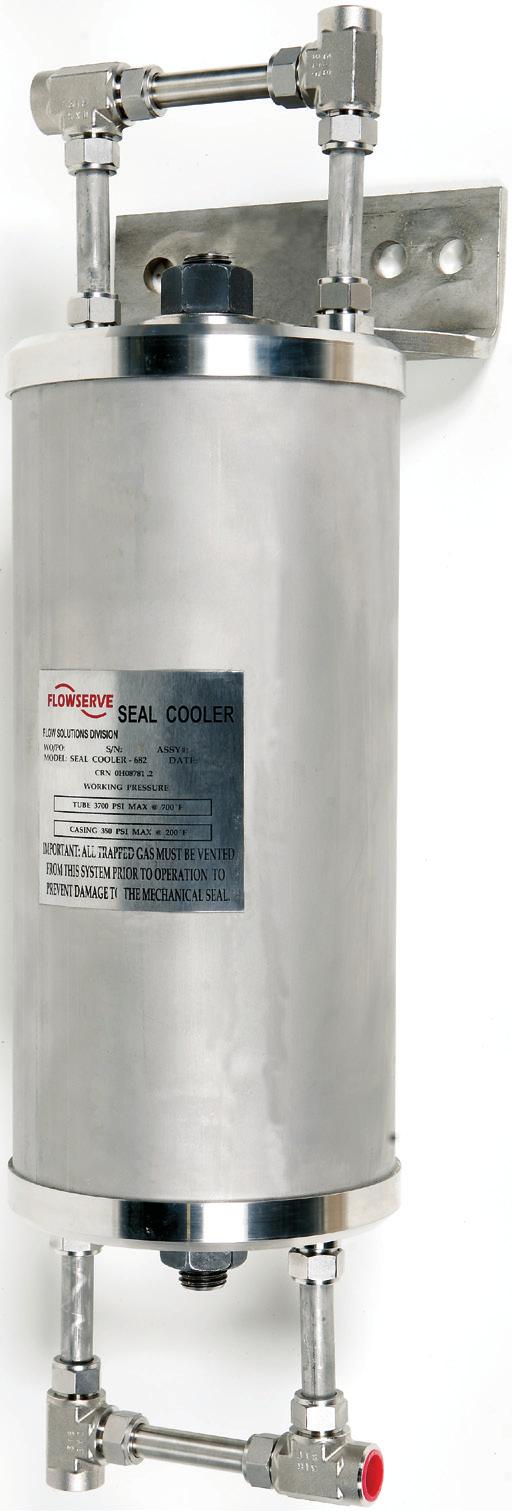 682 Seal Cooler New generation seal cooler to meet and exceed the seal cooler requirements
