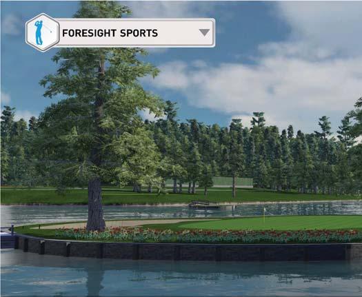 04 Getting Started Launching the Foresight Sports Experience software Launch FSX from the icon on your desktop or the directory where the program is installed. Navigating the Main Menu 1. 2. 3.