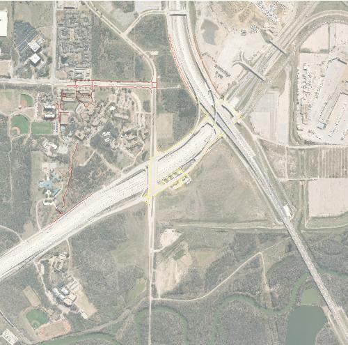 Pedestrian Routes to Rail - University of Dallas Station Last Updated: February 2015 Legend Rail Stations Railroads 0.5 Mile Station Buffer Existing sidewalk facilities within a 0.