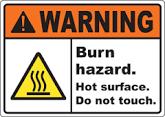 The characteristics for these common types of workplace burns are noted below: Thermal burns.