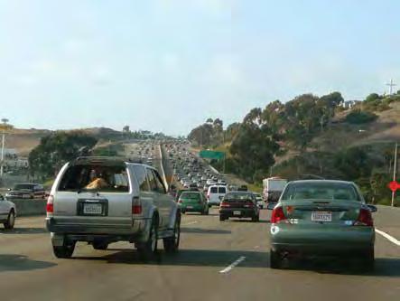 Annual freeway delay by freeway during commute periods Based on regional travel data for the urban freeway system, it is estimated that approximately percent of daily travel is made during the