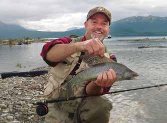 The streams within Katmai National Park will produce a dozen plus fish per