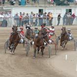 Grassroots Racing In the early days of harness racing, county fairs provided an ideal venue for friends and neighbors to race their horses against one another.