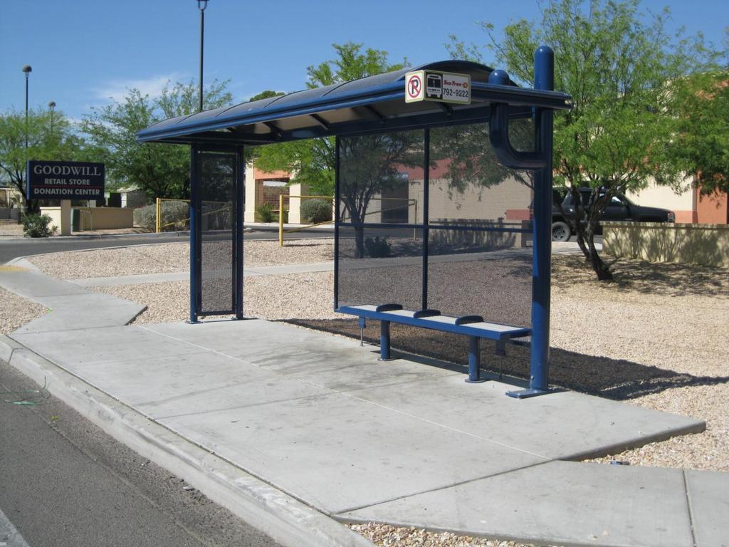 New bus stop