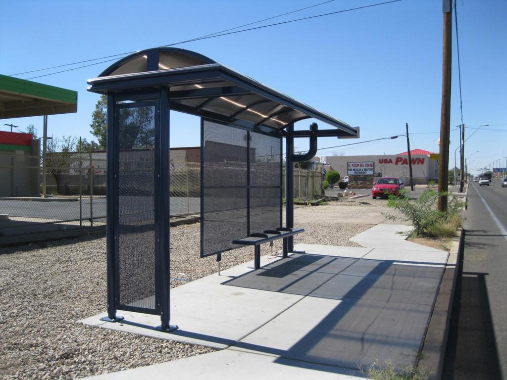 New bus stop