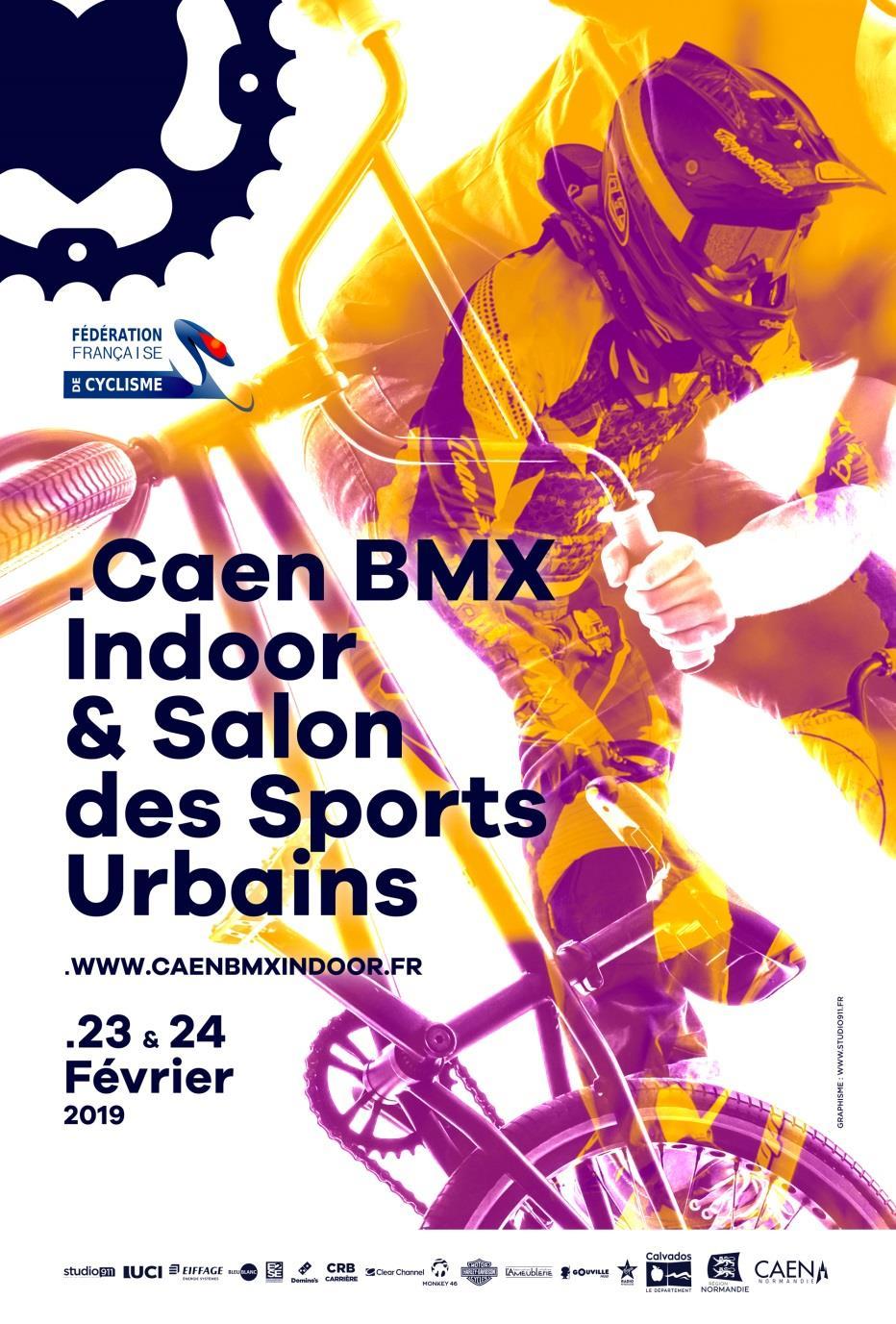 BMX COMPETITION GUIDE Caen BMX Indoor INTERNATIONAL COMPETITIONS Registration / Regulations 3 Sign-in desk 4 Competition schedule 5 Prize money / Awards 6 PRACTICAL INFORMATION Venue map