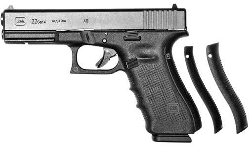 GLOCK 23/23C Caliber: 40 S&W, 13/15/17-shot magazines. Barrel: 4.02. Weight: 21.16 oz. (without magazine). Length: 6.85 overall. Features: Otherwise similar to Model 22, including pricing.