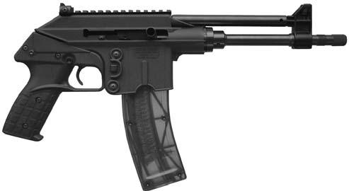 KEL-TEC P-32 Caliber: 32 ACP, 7-shot magazine. Barrel: 2.68. Weight: 6.6 oz. Length: 5.07 overall. Grips: Checkered composite. Sights: Fixed. Features: Double-action-only mechanism with 6-lb.