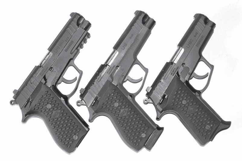 Also new is a Kahr P40, now with the welcome addition of an external thumb safety, and the same with night sights. (www.kahrarms.
